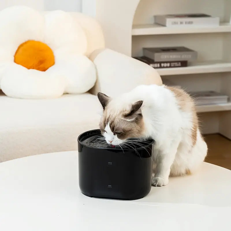 Okos USB-s Kisállat Ivókút 2,2L – Macskáknak és Kutyáknak – Fekete